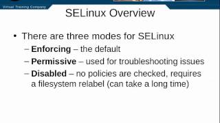 54 SELinux Overview