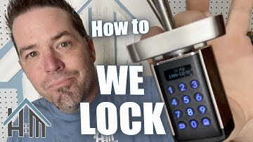 How-to smart home. The We Lock Digital Keyless Entry Doorknob, Install and Use, Easy!