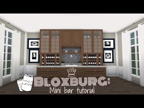 Roblox Bloxburg Mini Bar Tutorial Youtube