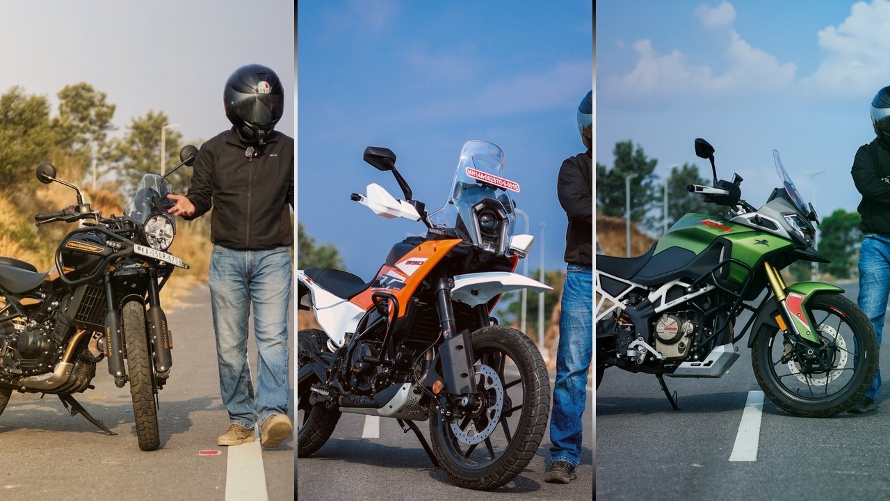 RTX 300 Vs Adv 390 Vs Himalayan 450 - Malayalam Comparison