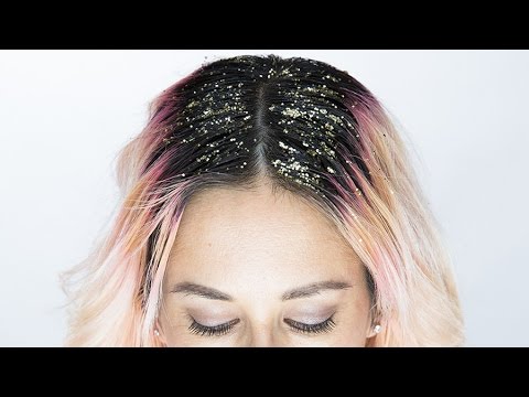 DIY Glitter Roots Hair Tutorial