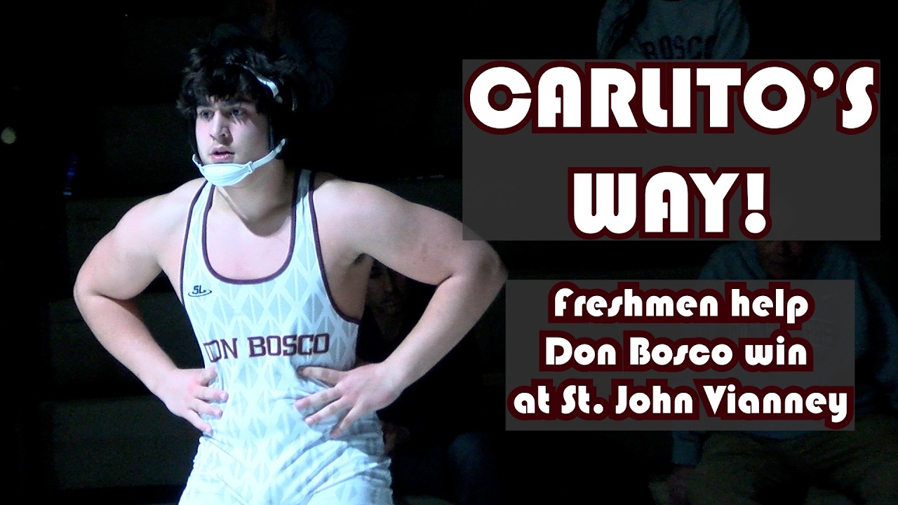 Don Bosco Prep 38 St John Vianney 33 | Борьба в старшей школе | Винсент Иаквинто одерживает побед...