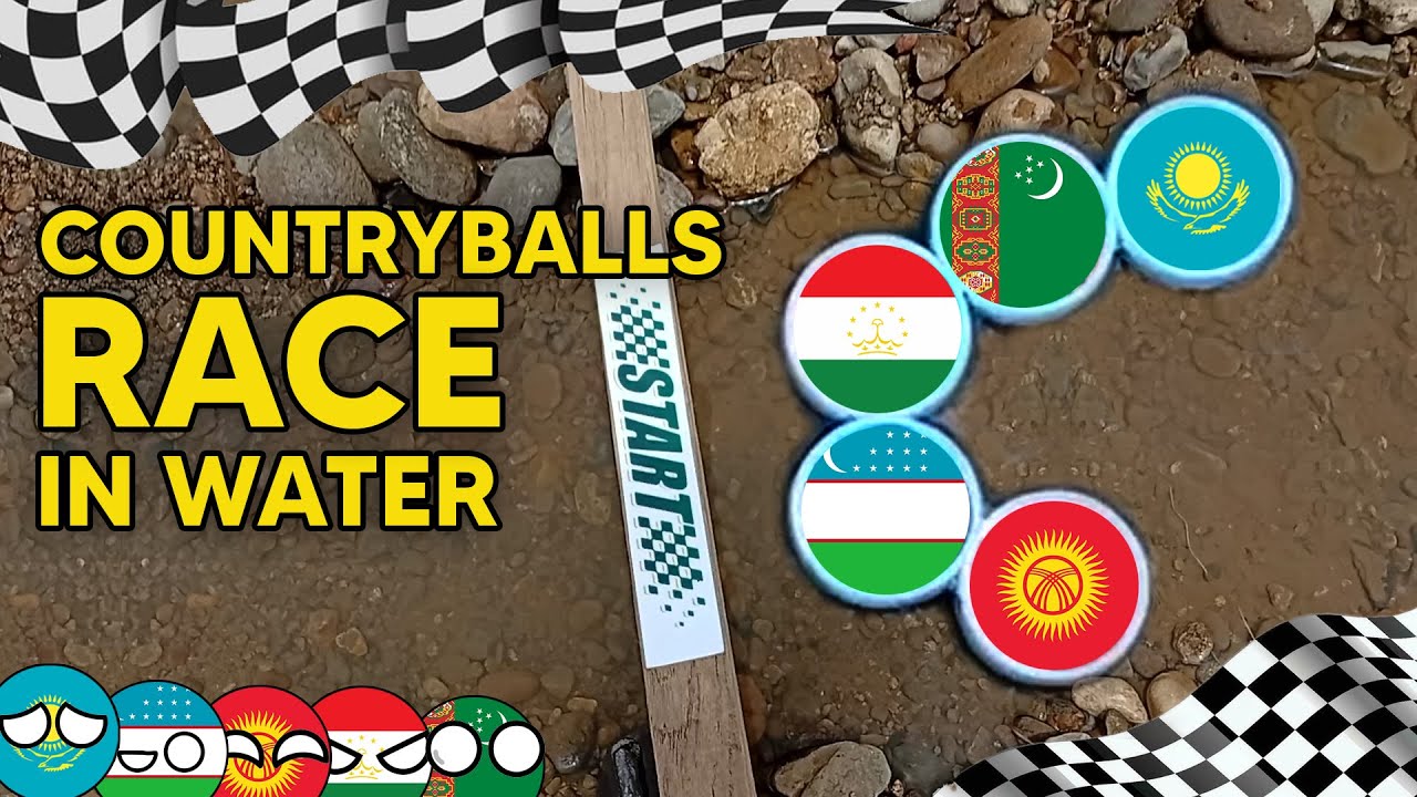 CENTRAL ASIA RACE! Who Wins the Race? 🇰🇿🇺🇿🇹🇲🇰🇬🇹🇯