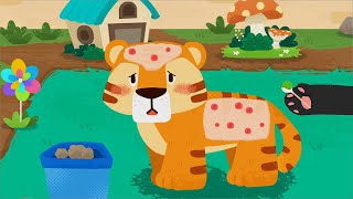 動物ケアセンター - トラックを運転して怪我をした動物たちを探し、世話をする - ベビーバスゲームビデオ screenshot 5