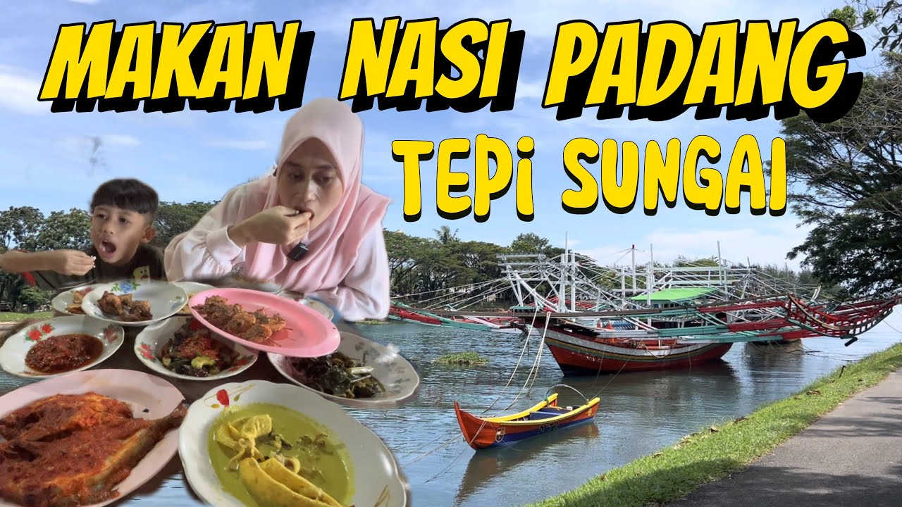 MINIKMATI KELEZATAN MASAKAN KHAS MINANG DI TEPI SUNGAI YANG JERNIH || TOUR KULINER SUMATERA BARAT