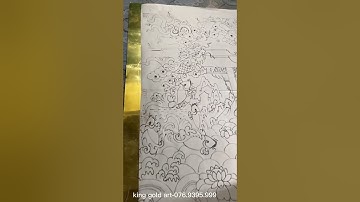 Công đoạn làm tranh đồng| Đồ Đồng Việt