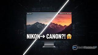 Transform Nikon RAW into Canon Colours DxO PhotoLab 9 Hack