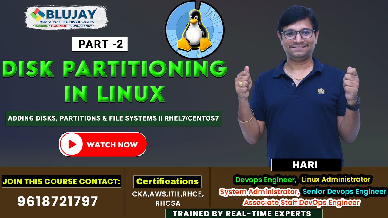 Disk Partitioning in Linux EXPLAINED | Add Disks, Partitions & File ...