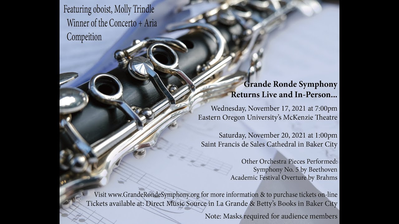 Grande Ronde Symphony November 2021 Concerts YouTube