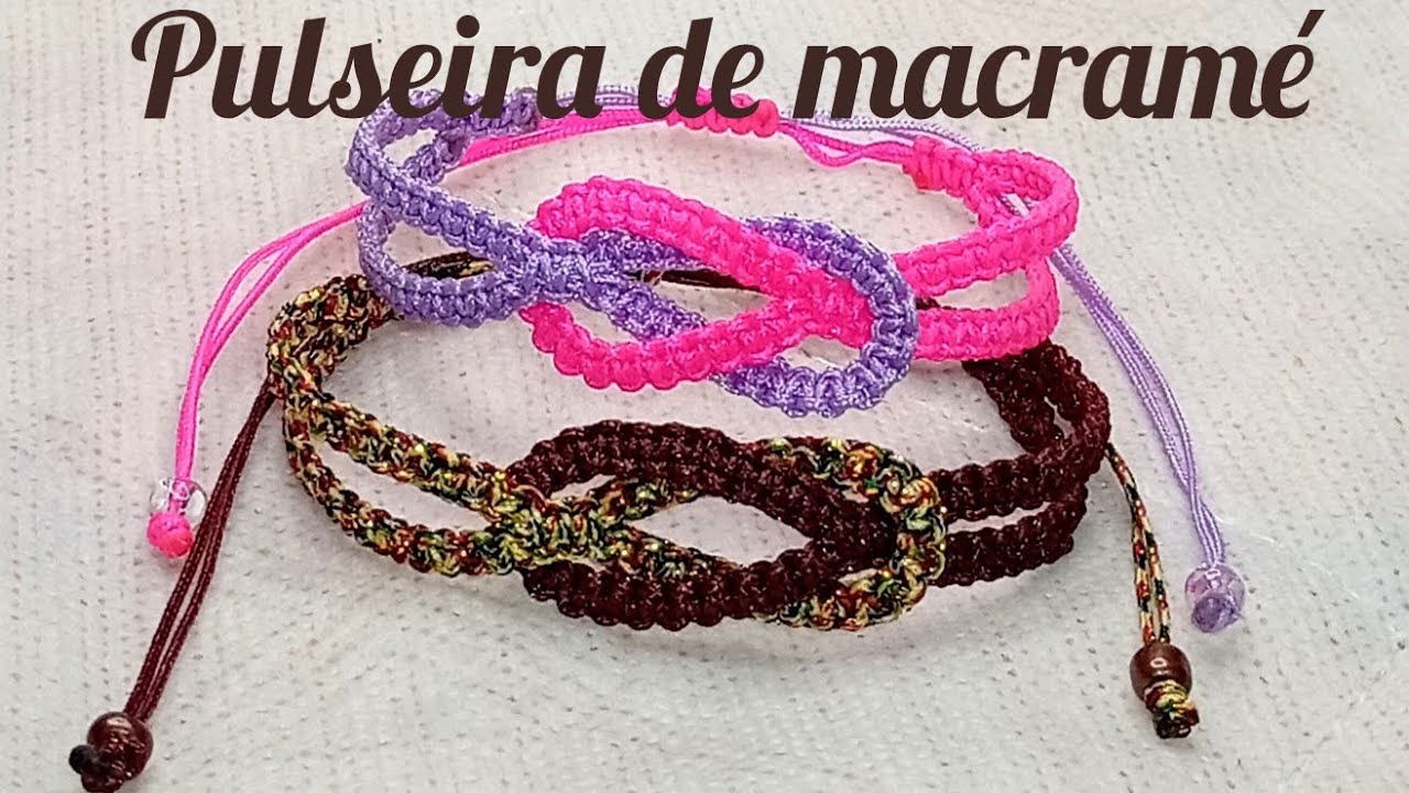 🫶Pulseira de macramé 🫶
