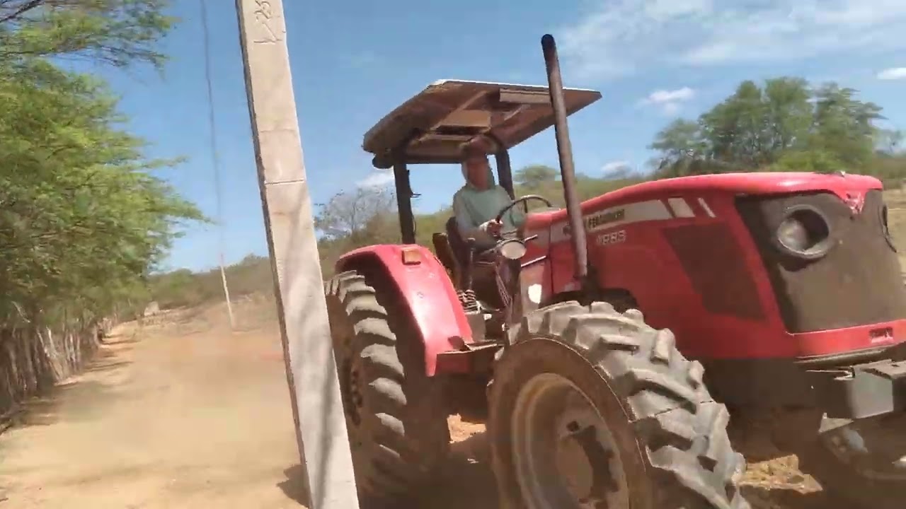Agora a filmagem da tombação da terra