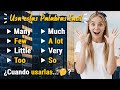 Cómo usar MUCH, MANY, A LITTLE, A FEW, A LOT, VERY, TOO y SO Fácil 🤔| Cuantificadores en Inglés 📚