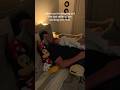 Love is dad’s reflection.#funny #dad #family #reaction #baby #dad moments