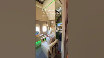 درجة اولى طيران الامارات تتعبر افضل مقاعد درجة اولى بالعالم First Class Fly Emirates 