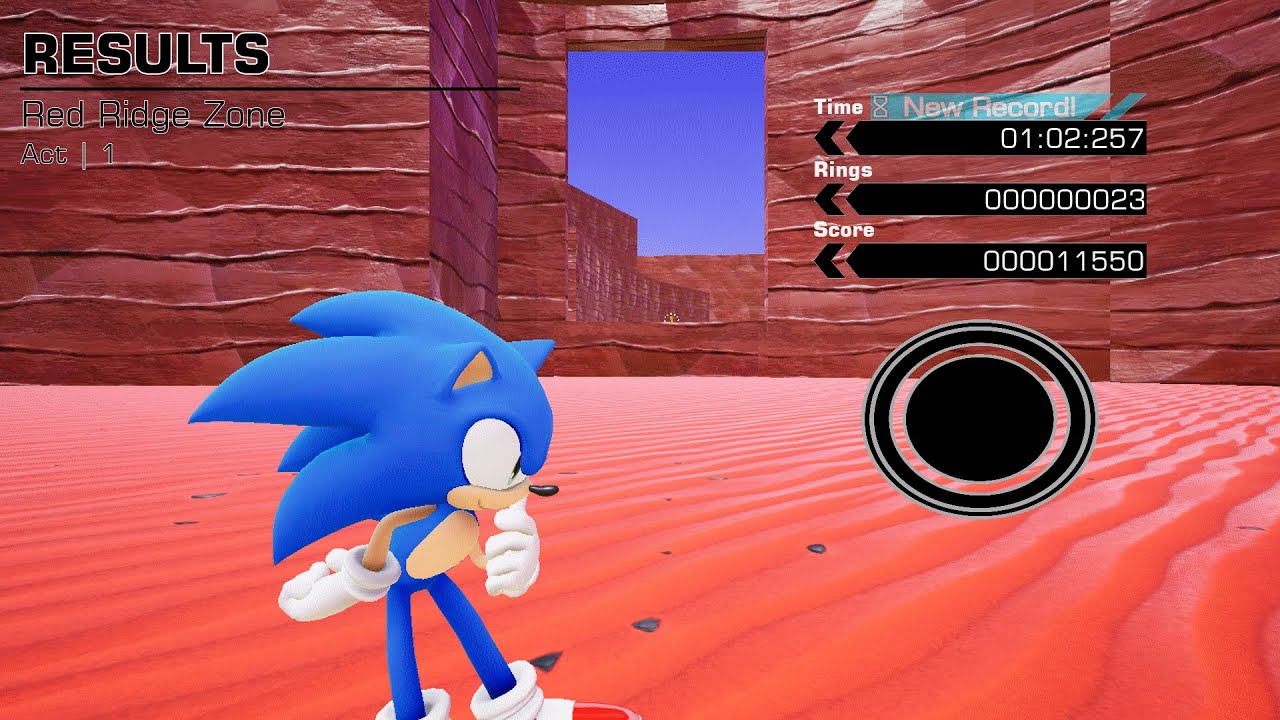 Sonic Red Ridge [SAGE 21] || Speedrun 