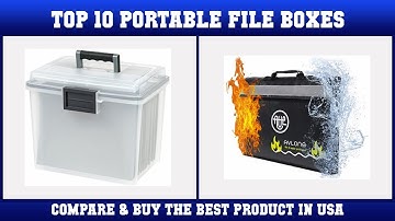 Top 10 Portable File Boxes to buy in USA 2021 | Price & Review