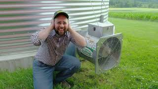 How Grain Bins Keep Crops from Spoiling   Maryland Farm  Harvest 1