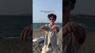vibin' to fly with it at the beach with #jbl #hori7on #호라이즌 #globalpopgroup #hori7on_winston #beach