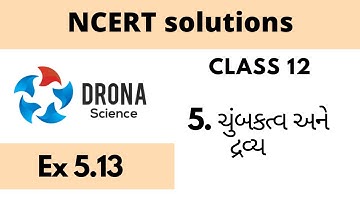 Class 12 Physics Exercise 5.13 Gujrati Medium