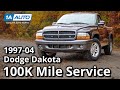 100k Mile Service Dodge Dakota Truck 2nd Generation 1997-04