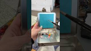 How I made this mini travel painting kit!! #arttips #travellingartist #oilpainting