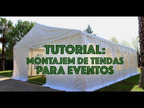 Tutorial: montajem de tendas para eventos