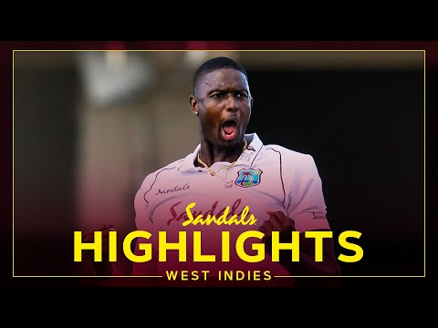 Highlights - West Indies vs Sri Lanka | Holder 5-fer Puts Hosts On Top! | Sandals 1st Test Day 1