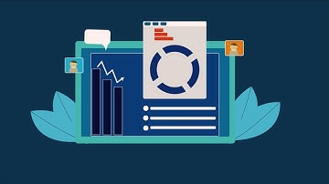 business static, data management, data calculation 2d animation video