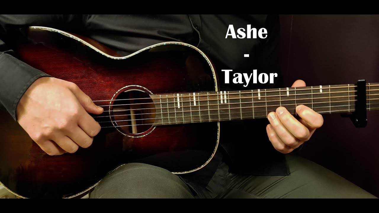 How to play ASHE - TAYLOR  Acoustic Guitar Lesson - Tutorial