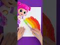 Rainbow Bubble Pop Paint! 🌈 Craft Videos for Toddlers #shorts #diy