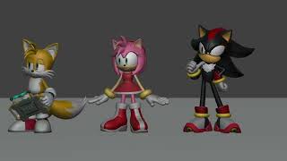 That's a weird way to pronounce Shadow. | Sonic Twitter Takeover Animatic Test.