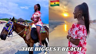BiGGEST BEACH IN GHANA || LABADI BEACH || GHANA VLOG