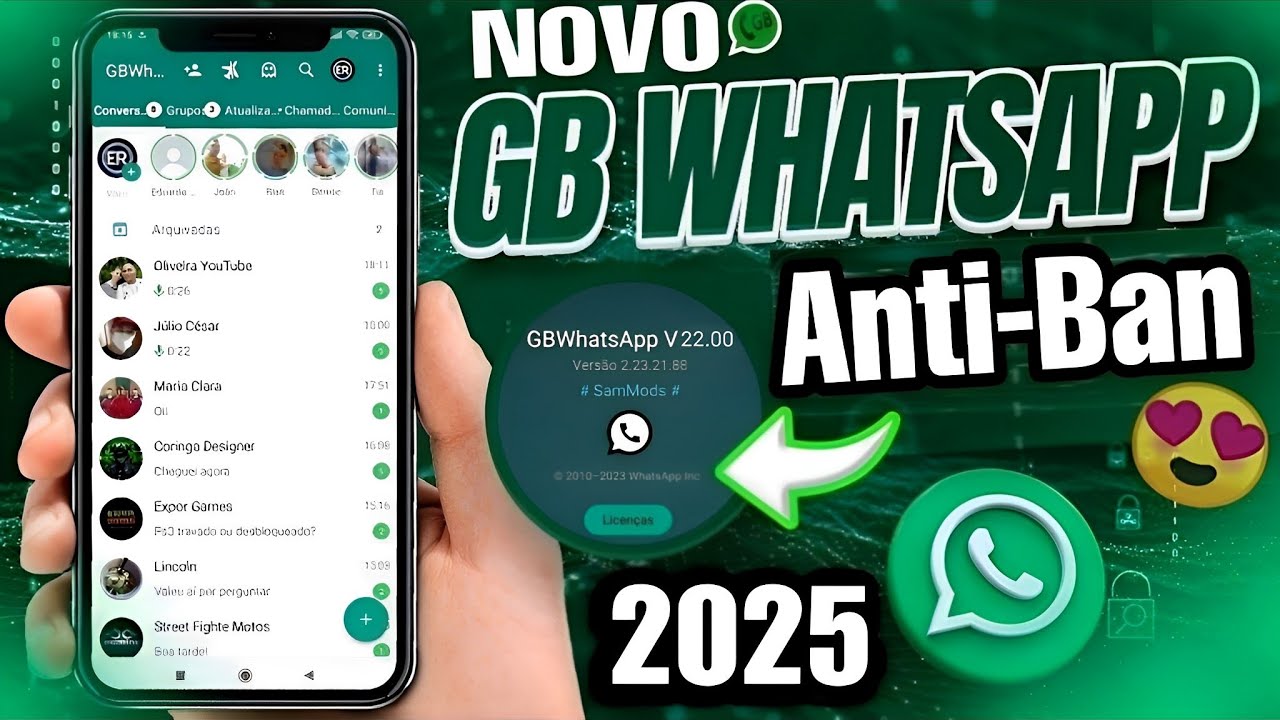 NOVO! WHATSAPP GB ATUALIZADO 2025 (Última Atualização) FINALMENTE ...