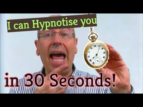 Can I Hypnotise You in 30 Seconds ?