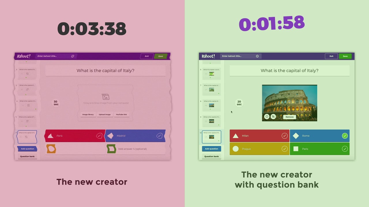 Our new kahoot creator makes game creation easier and 3x faster! - YouTube