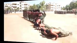 مشهد من تدريبات القوات الخاصة السورية (الصاعقة)