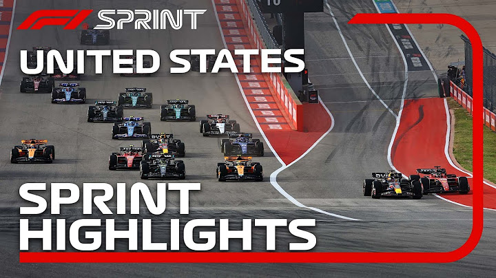 F1 Sprint Highlights | 2023 United States Grand Prix