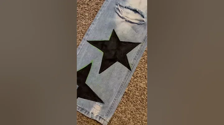 ⭐️ Diy Star Pants ⭐️ #art #painting #paintwithme #diy