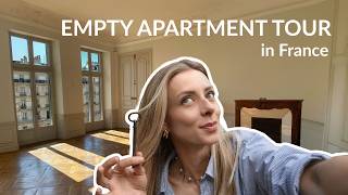 EMPTY APARTMENT TOUR of my 170-Year-Old Haussmann Flat in France