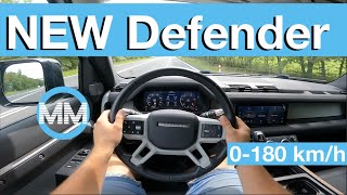 Land Rover Defender 110 D200 POV Test Drive + Acceleration 0-180 km/h