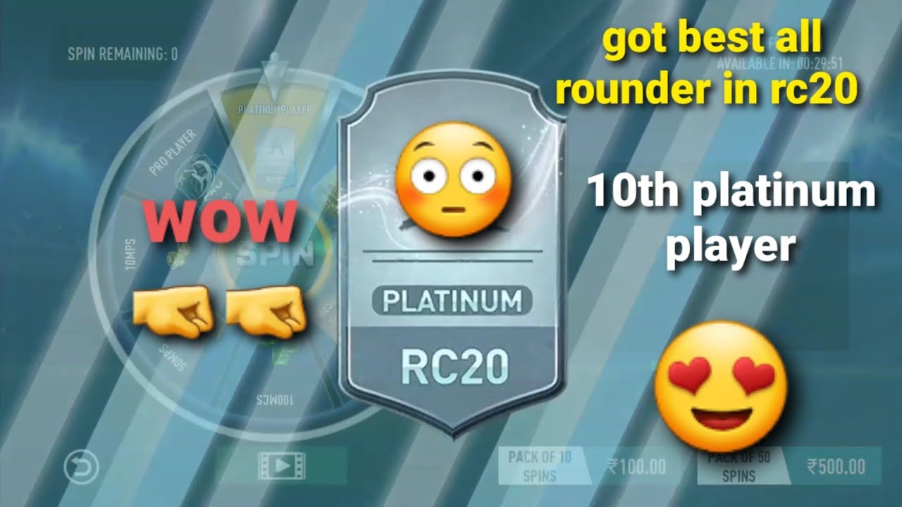 got my 10th platinum player 🤩🤩 || best all arounder|| 