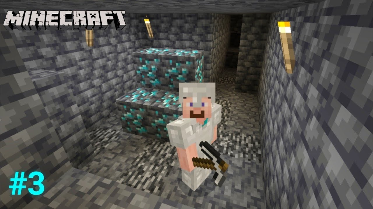 Finally I Got The Diamond | Minecraft Survival Episode -- 3 - YouTube