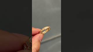 The "Hall of Mirrors" Effect! ✨ Emerald Cut Lab Diamond Band #shorts