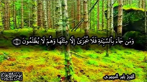 اواخر سورة الأنعام الآيات 160-165