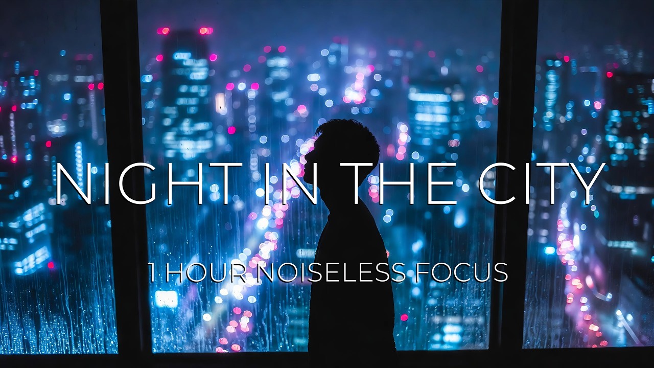 Midnight in city: Rain & Neon Shadows — Deep Focus Dark Ambient for Coding