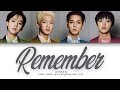 WINNER(위너) &quot;Remember&quot; (Color Coded Lyrics Eng/Rom/Han/가사)