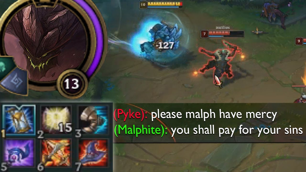 Malphite But He Is Full Ap So He Can T Do Much Except One Shot You Ever 2 Minutes Youtube
