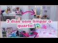 Faxina no quarto! Limpeza geral no quarto.