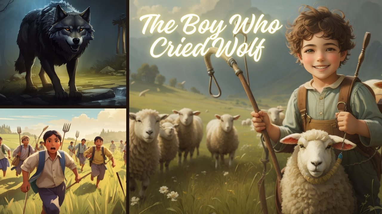 The Boy Who Cried Wolf | English Fairy Tales | Moral Stories in English ...