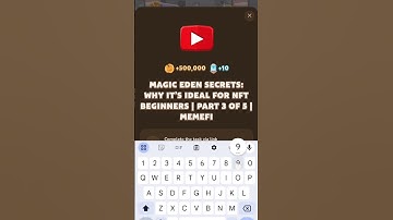 Magic Eden Secrets: Why It’s Ideal for NFT Beginners | Part 3 of 5 | MemeFi |#telegeram #shortsvideo